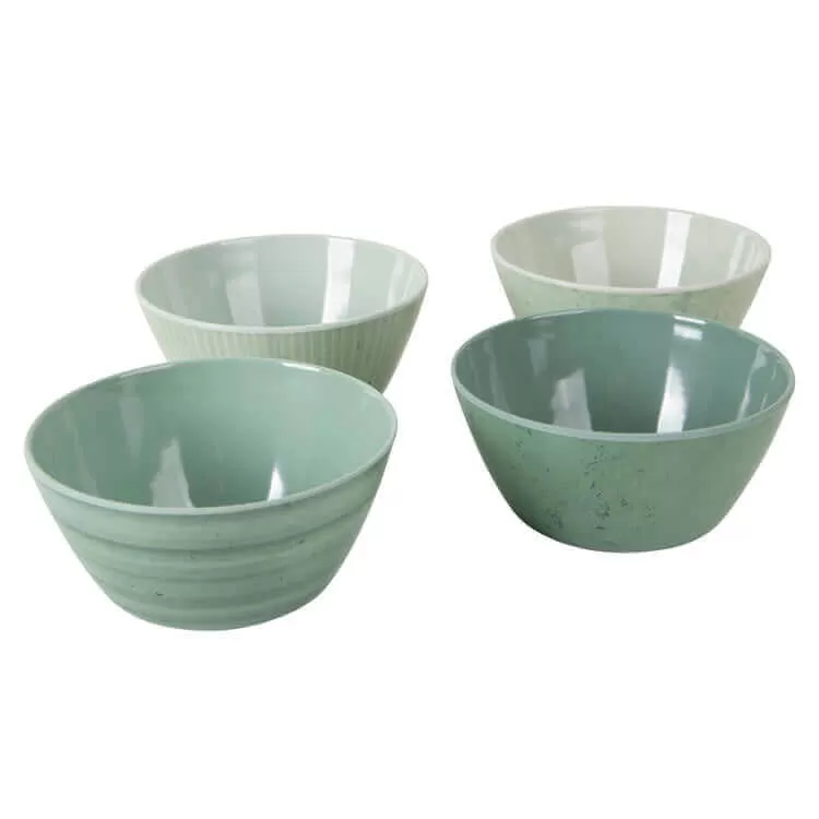 Melamine 16-Delig Servies Mix & Match Groen