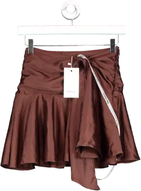 Melrose Haus Brown Sofia Skirt UK S