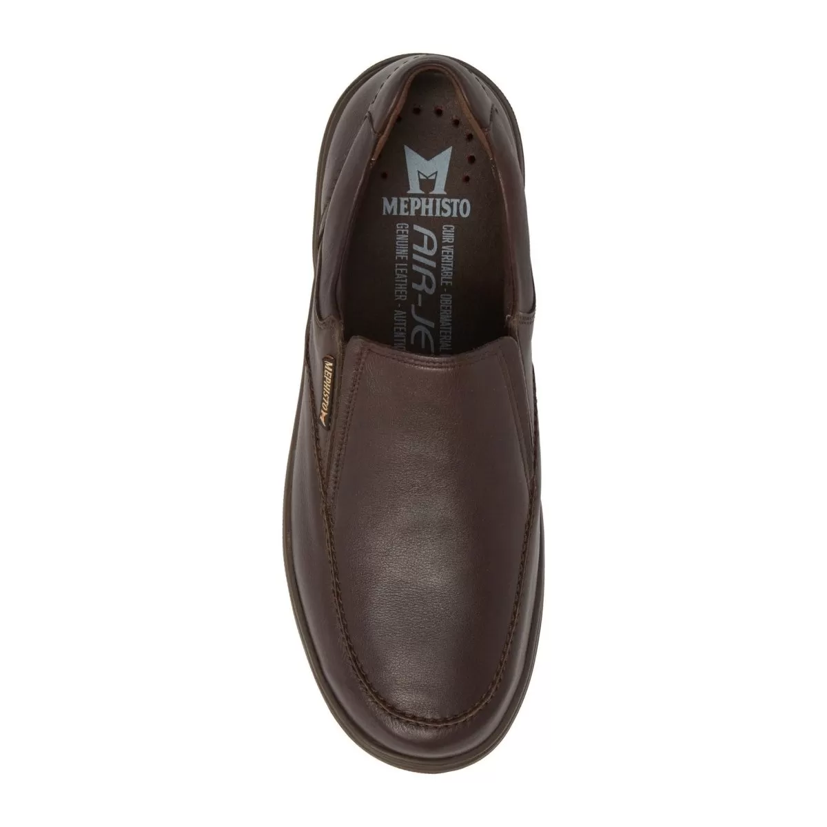 Mephisto Men's Davy Dark Brown Rio Waterproof