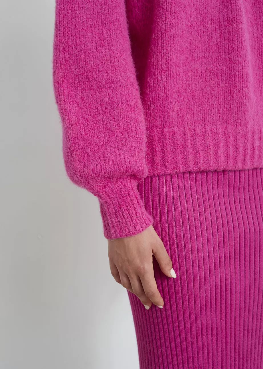 MILA SWEATER | FUCHSIA