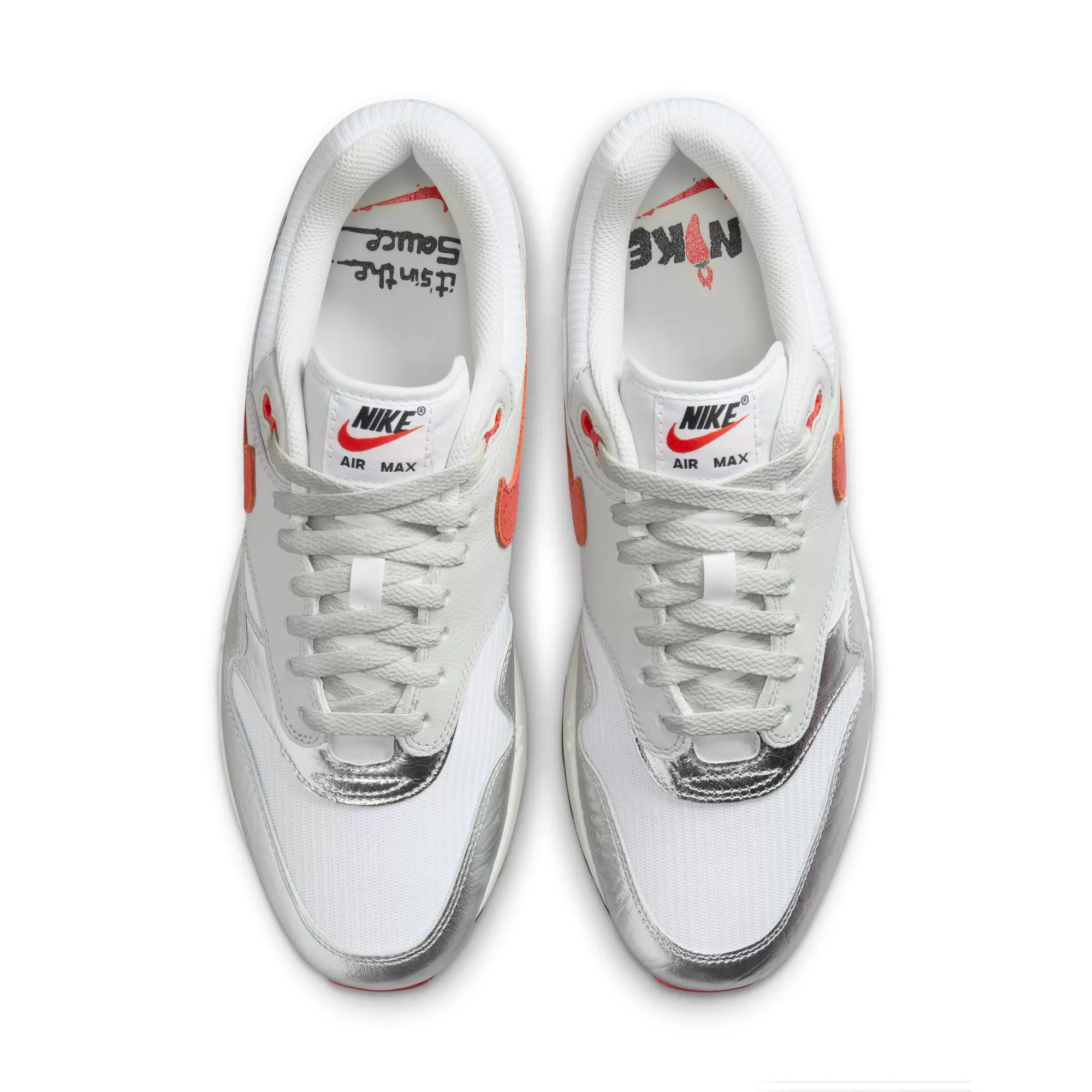 Nike Air Max 1 PRM (White/Chile Red)