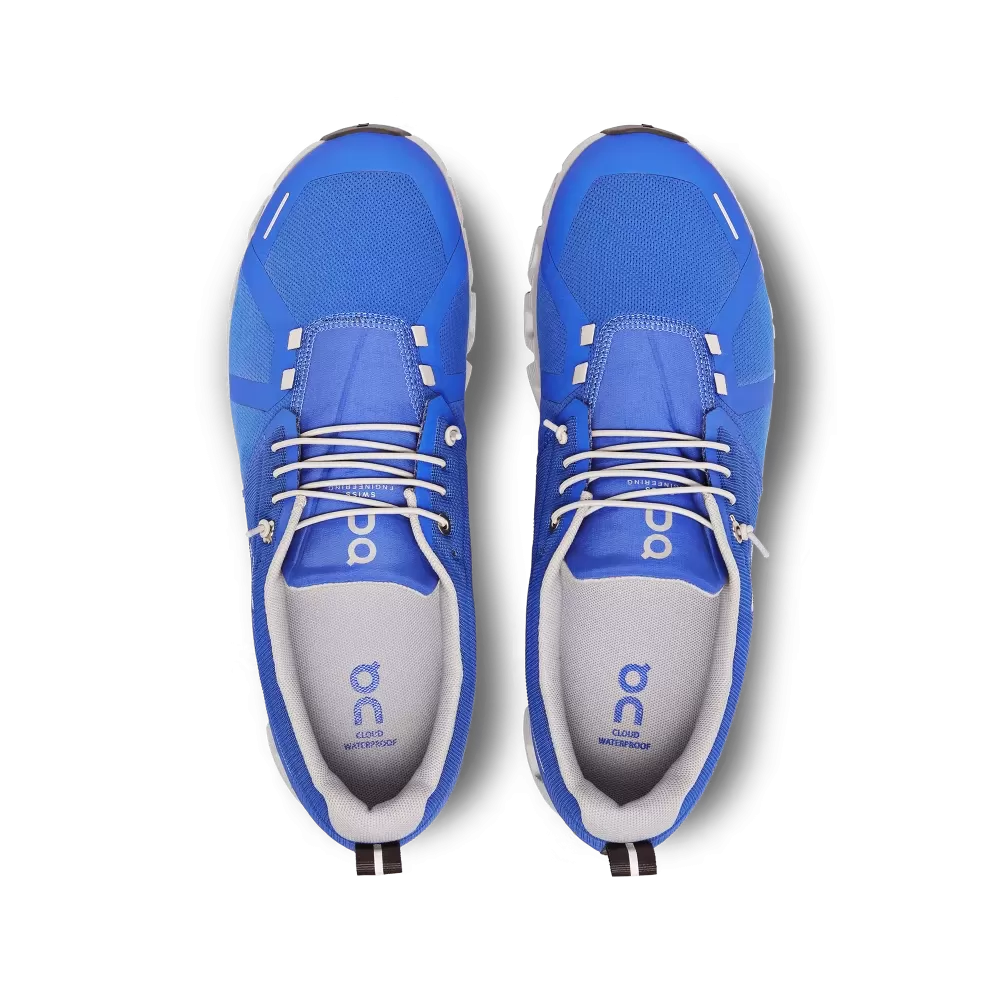 On Running Men's Cloud 5 Waterproof Shoes - Cobalt / Glacier