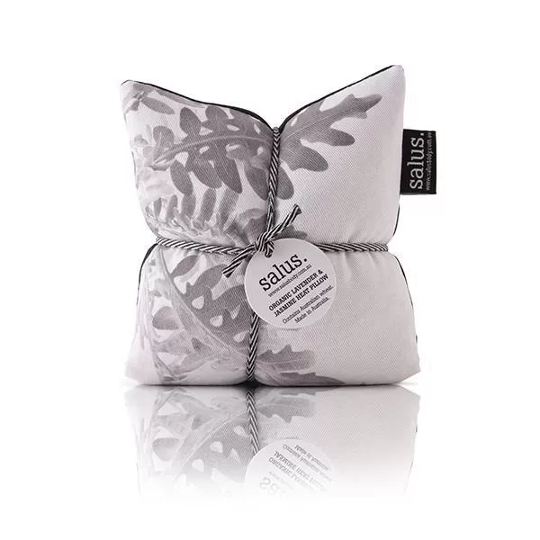 Organic Lavender   Jasmine Heat Pillow - Grey Botanical