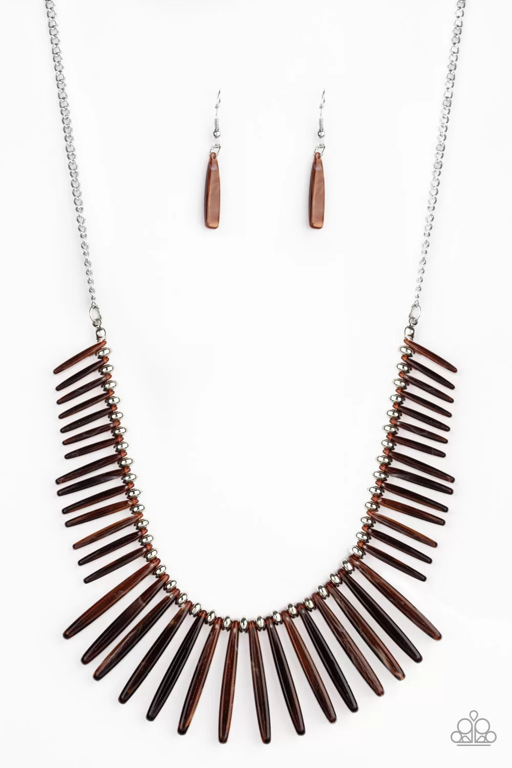 Out of My Element Brown-Necklace