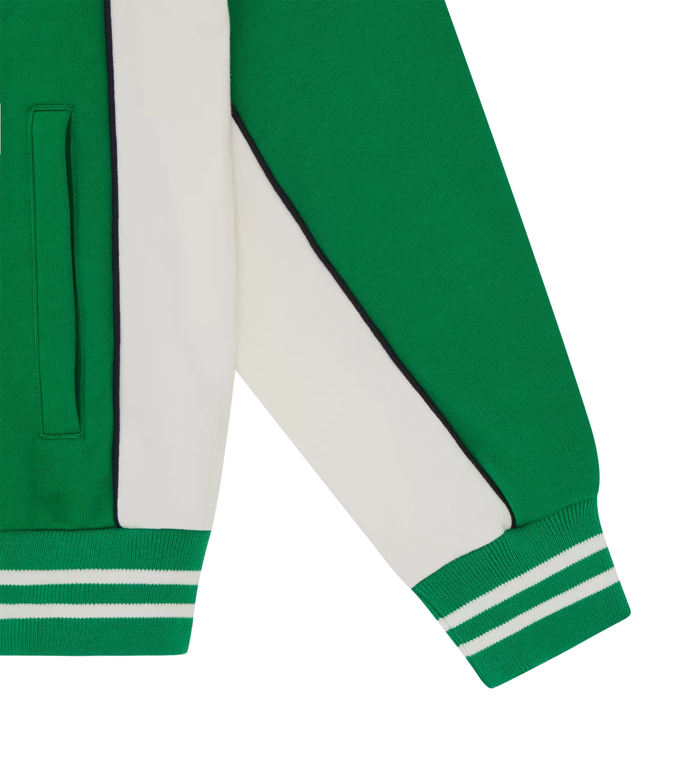 PANELLED TRACK TOP - GREEN