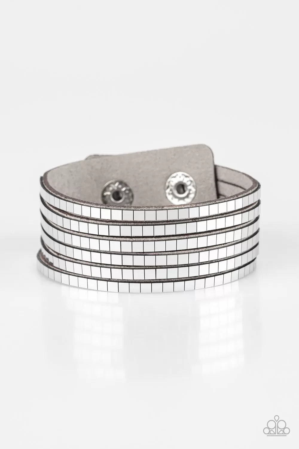 Paparazzi Accessories  - Disco Dazzle Silver Bracelet