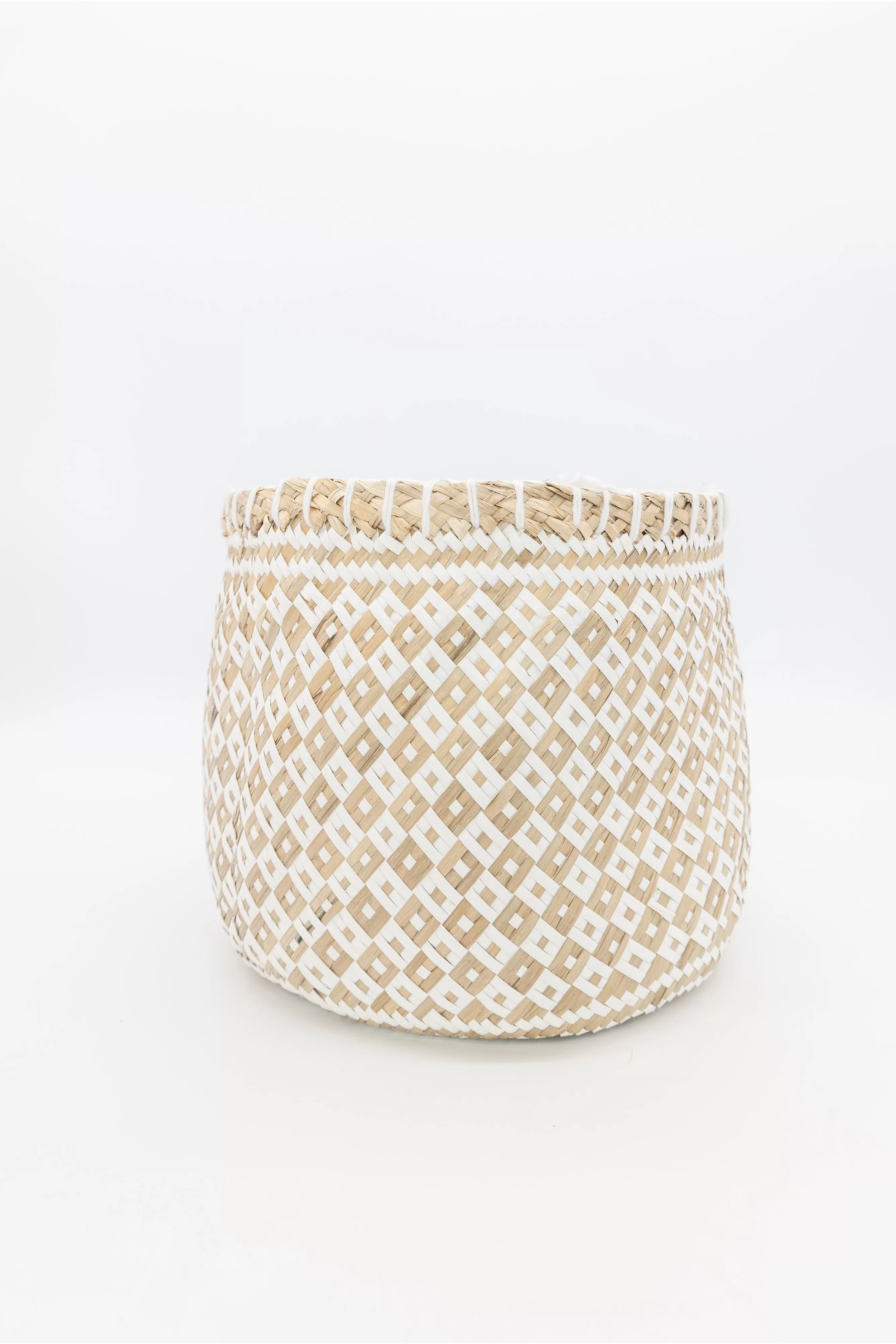 Patterned Woven Basket