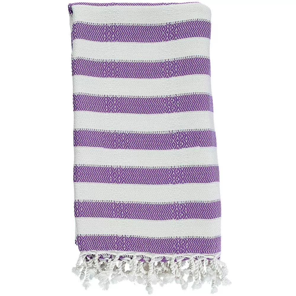 Purple Bamboo & Cotton Turkish Towel