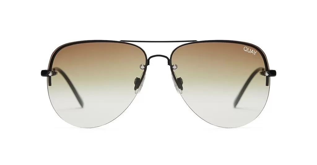 Quay Muse Fade Black Brown Sunglasses