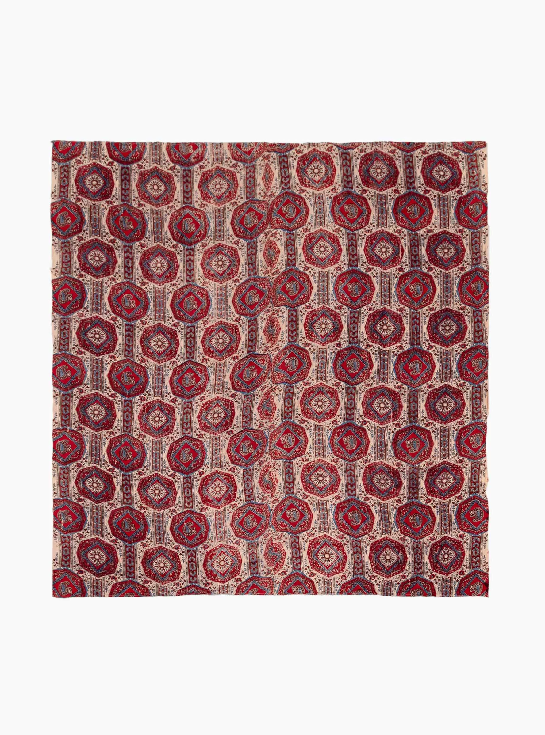 Red Paisley Throw