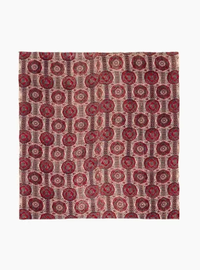 Red Paisley Throw