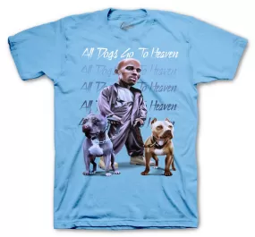 Retro 11 Legend Blue Shirt -All Dogs - Blue