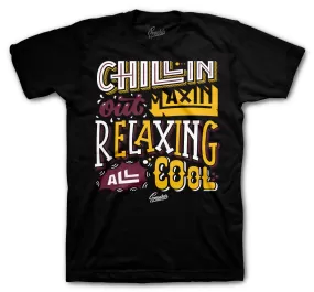 Retro 6 Bordeaux Shirt - Relaxing- Black