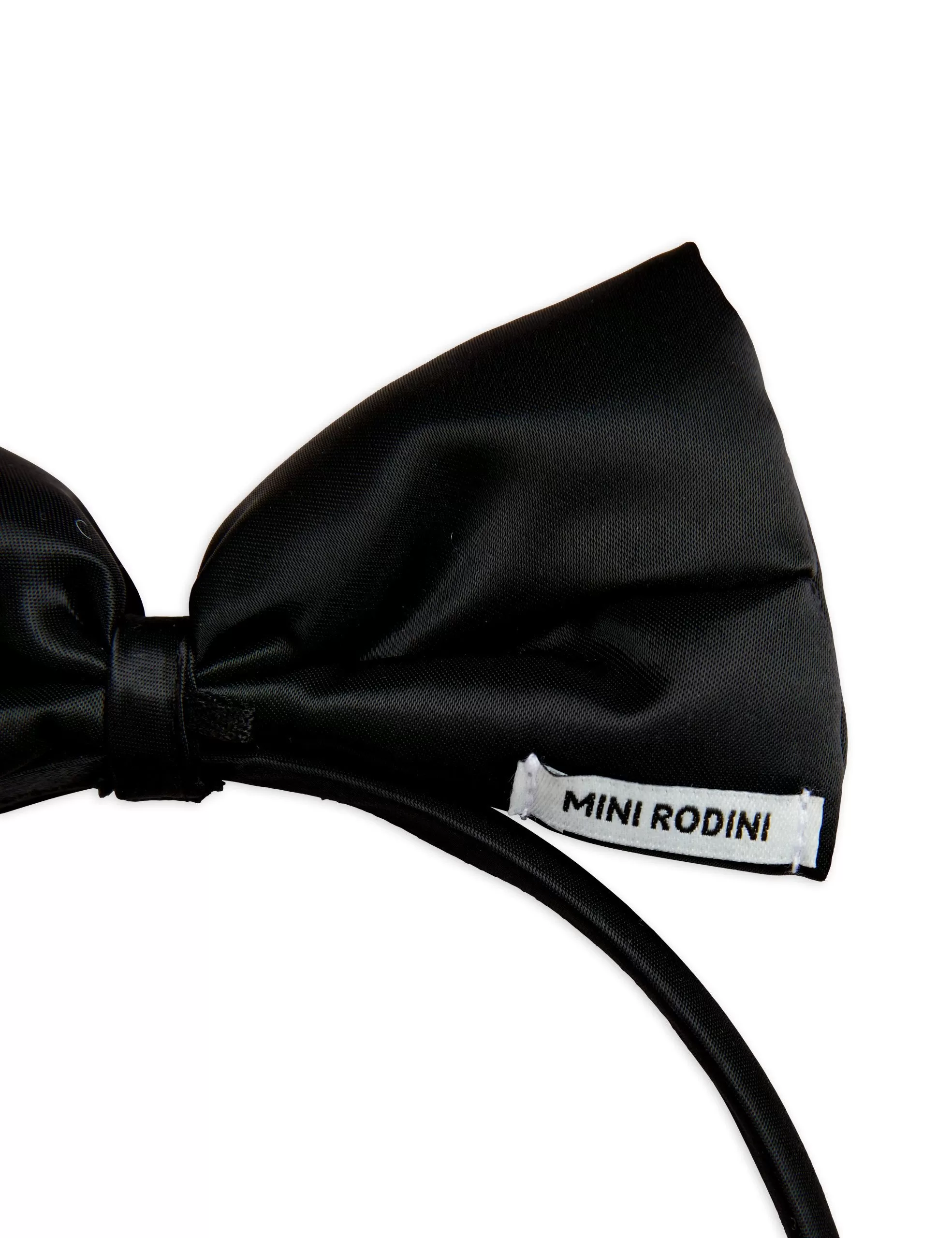 Rodini | Bow satin headband Black