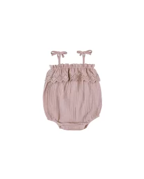 Rylee & Cru - Mauve Ruffle Romper