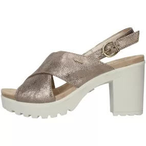 Scarpe da donna IGI&CO - Art. 5182233 sandalo con tacco SCAM NUV MET TAUPE