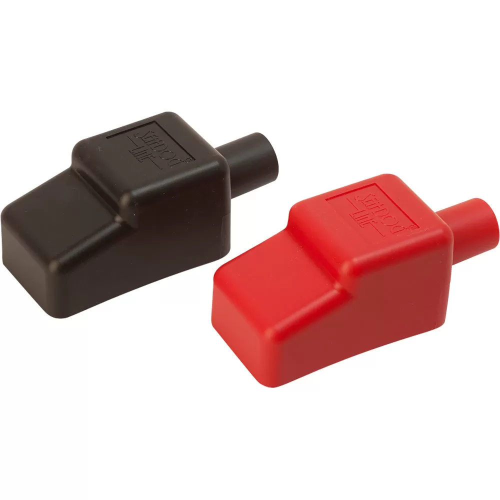 Sea-Dog Battery Terminal Covers - Red/Black - 5/8 [415115-1]