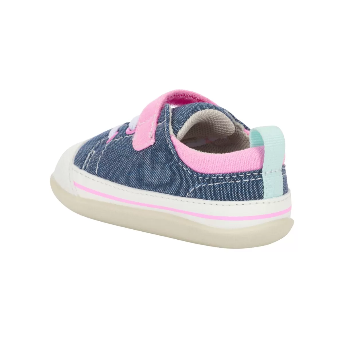 See Kai Run Toddler's (Sizes 3.5-5) Stevie Chambray/Pink