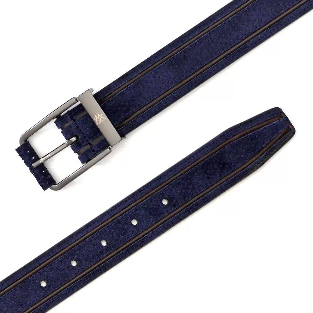 Signature Perforated Suede Belt