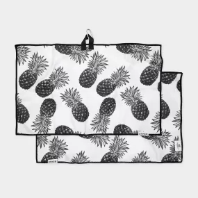 Sketchy Pineapple Cart Towel