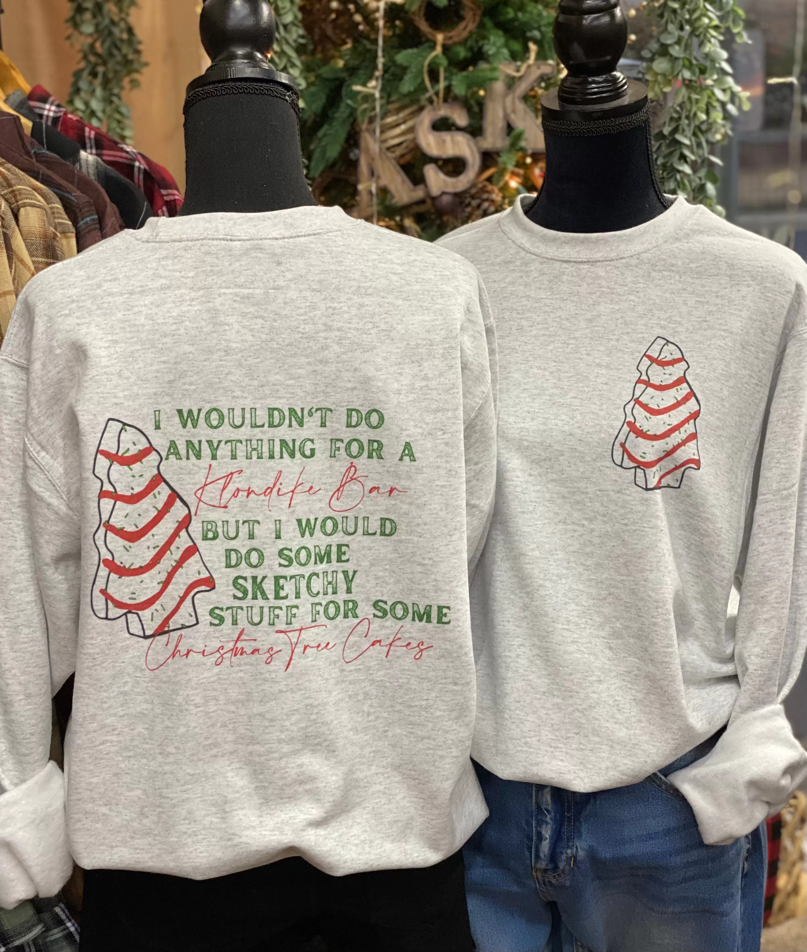 Sketchy Stuff/Christmas Tree Cakes Sweatshirt