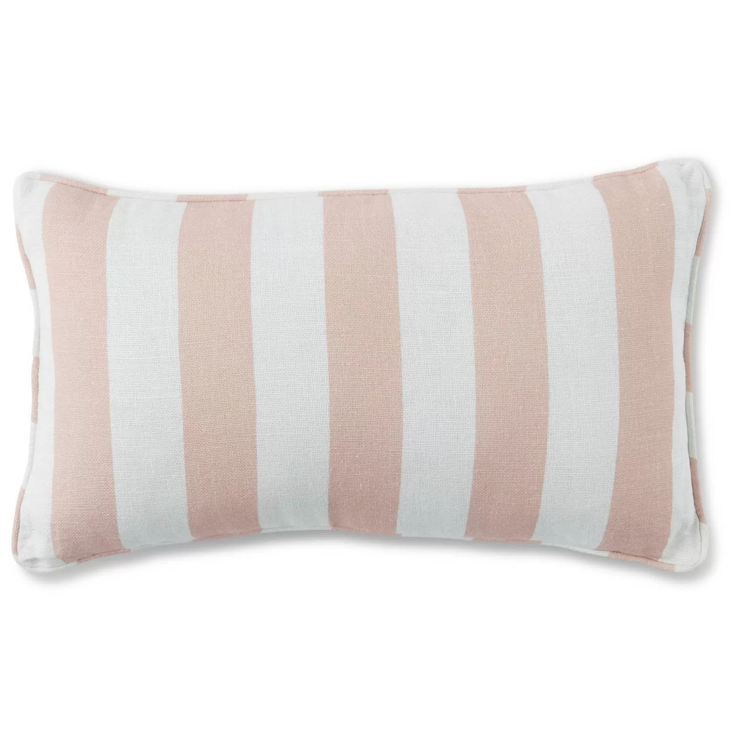 Spanish Villa Stripe Upholstery Lumbar Cushion