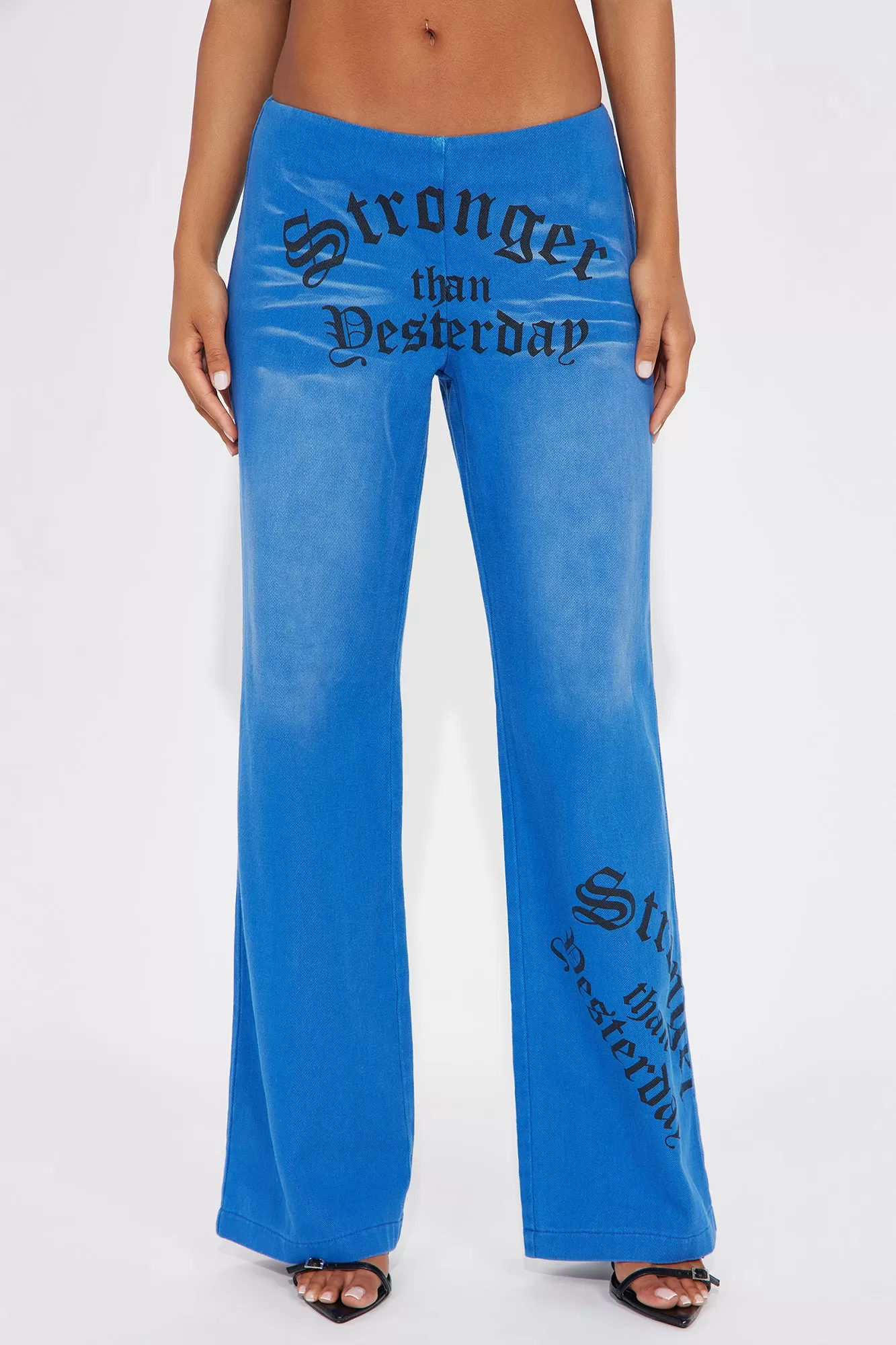 Stronger Than Yesterday Wide Leg Pant - Royal