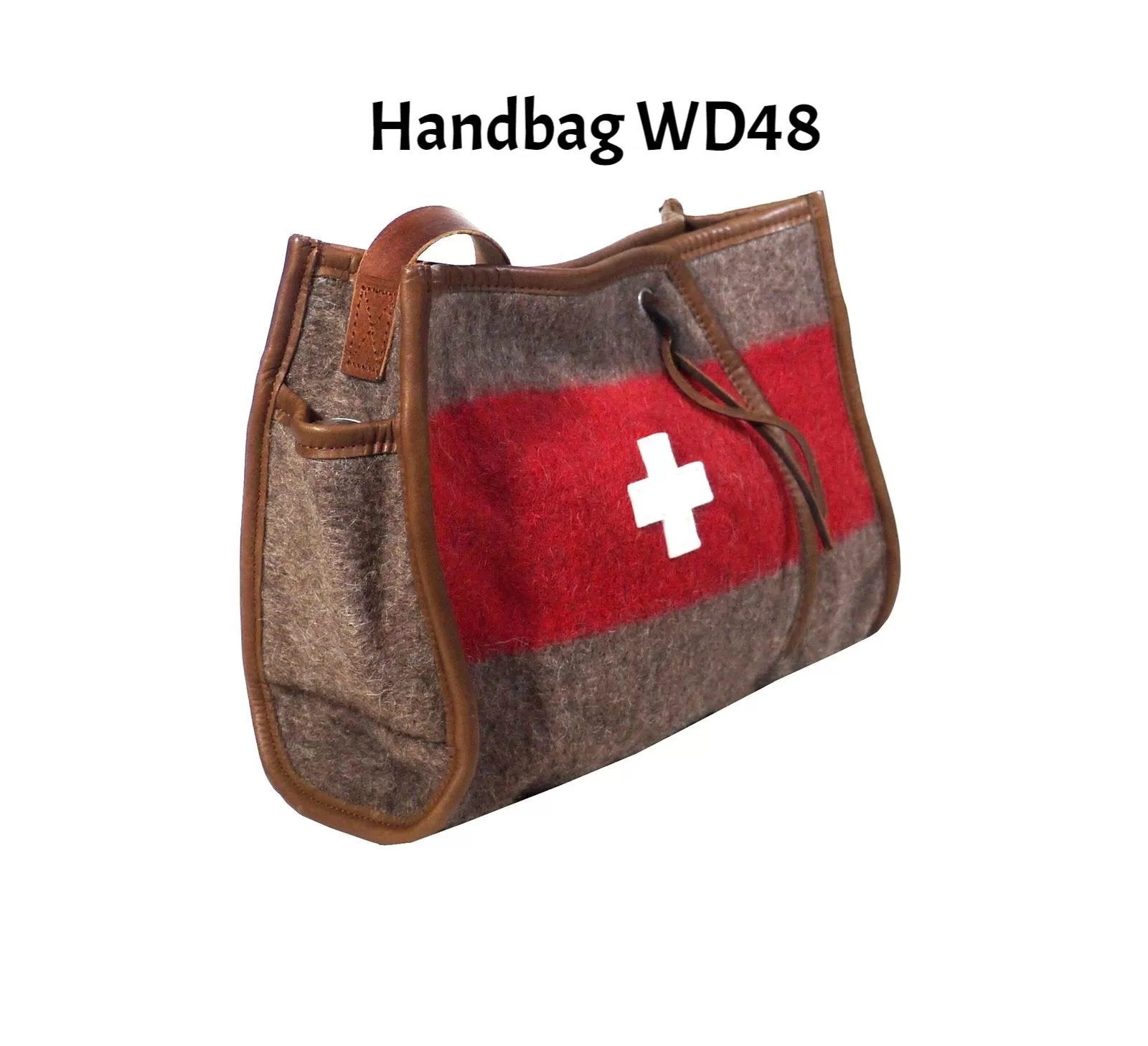 Stylish Swiss Boiled Wool Blanket Handbags by KARLEN Swiss