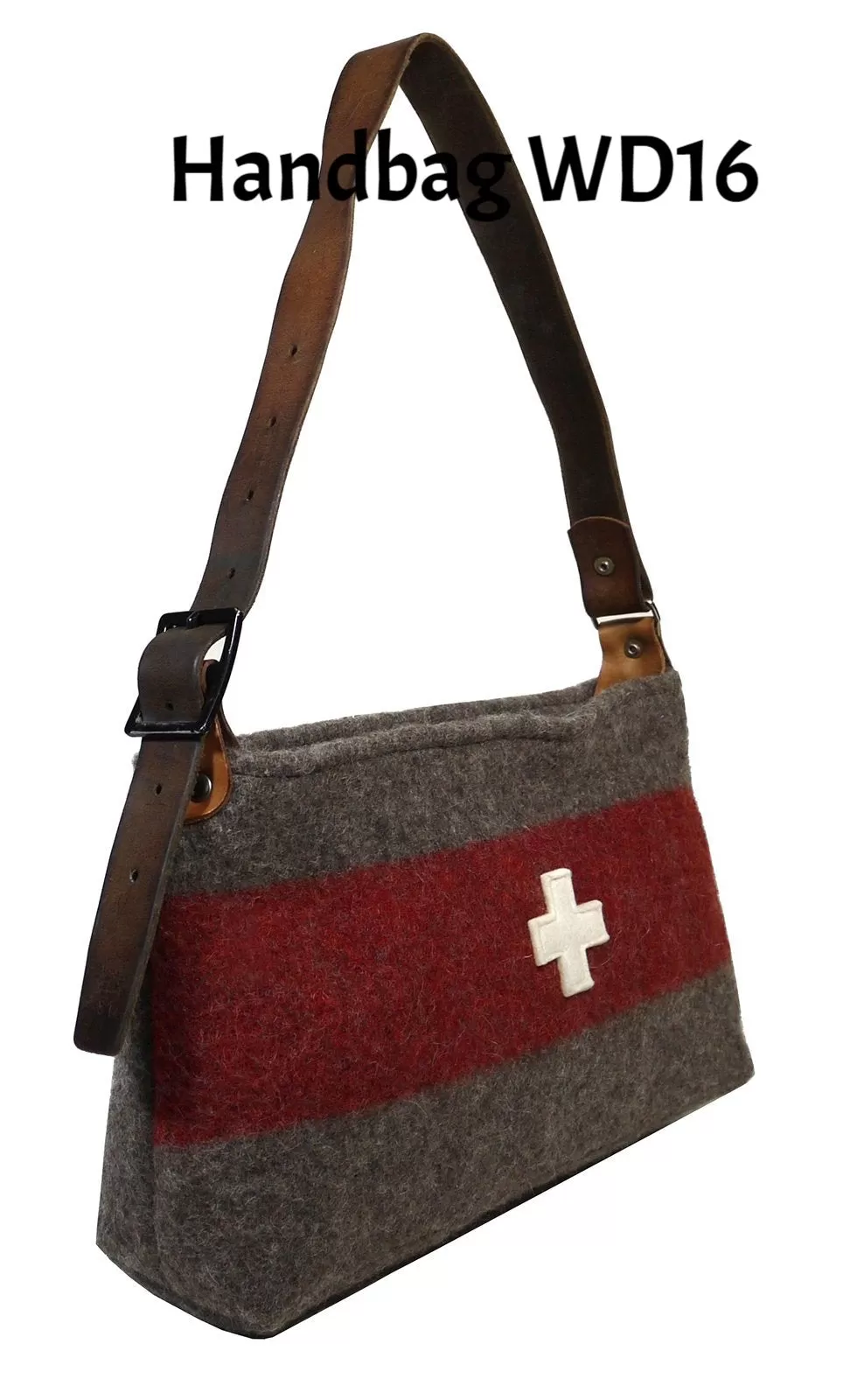 Stylish Swiss Boiled Wool Blanket Handbags by KARLEN Swiss