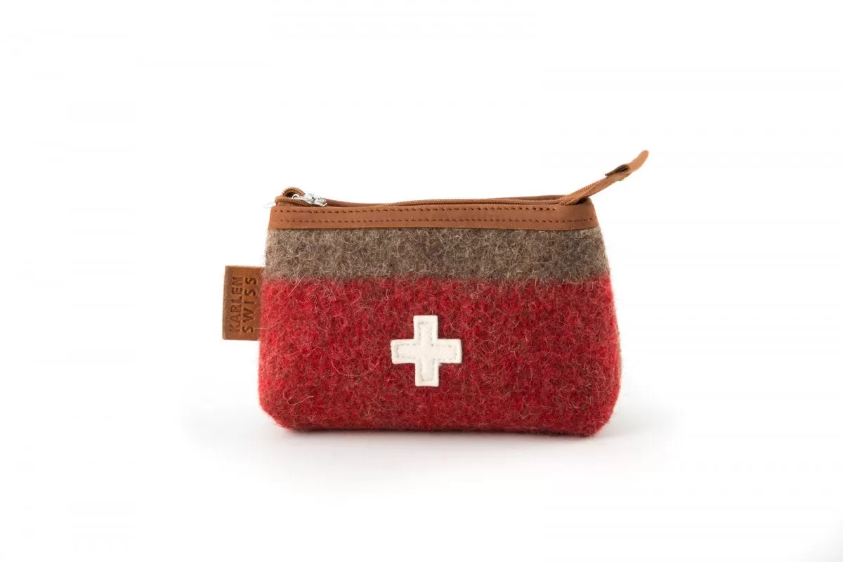 Stylish Swiss Boiled Wool Blanket Handbags by KARLEN Swiss