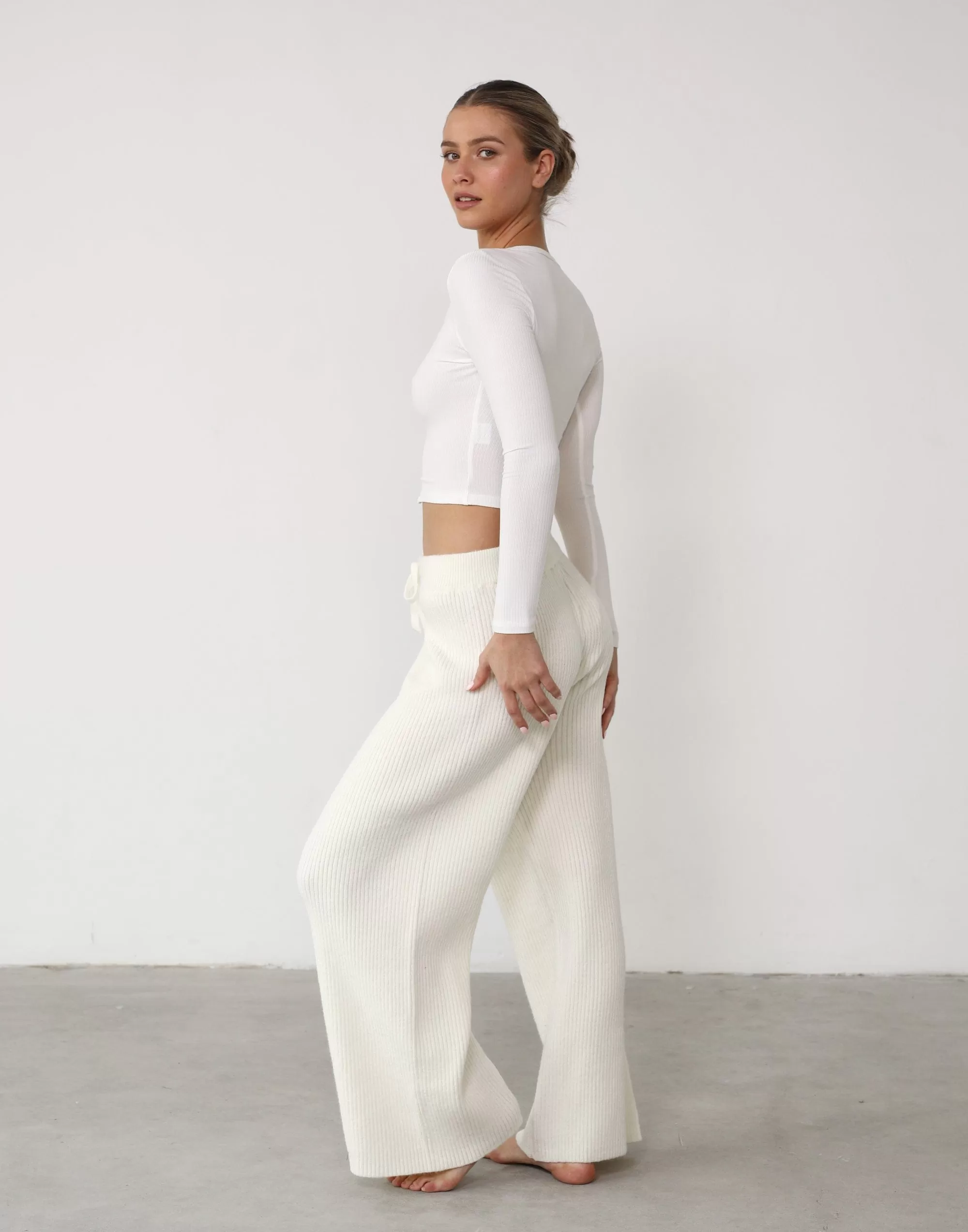 Tavinia Knit Pants (Cream)