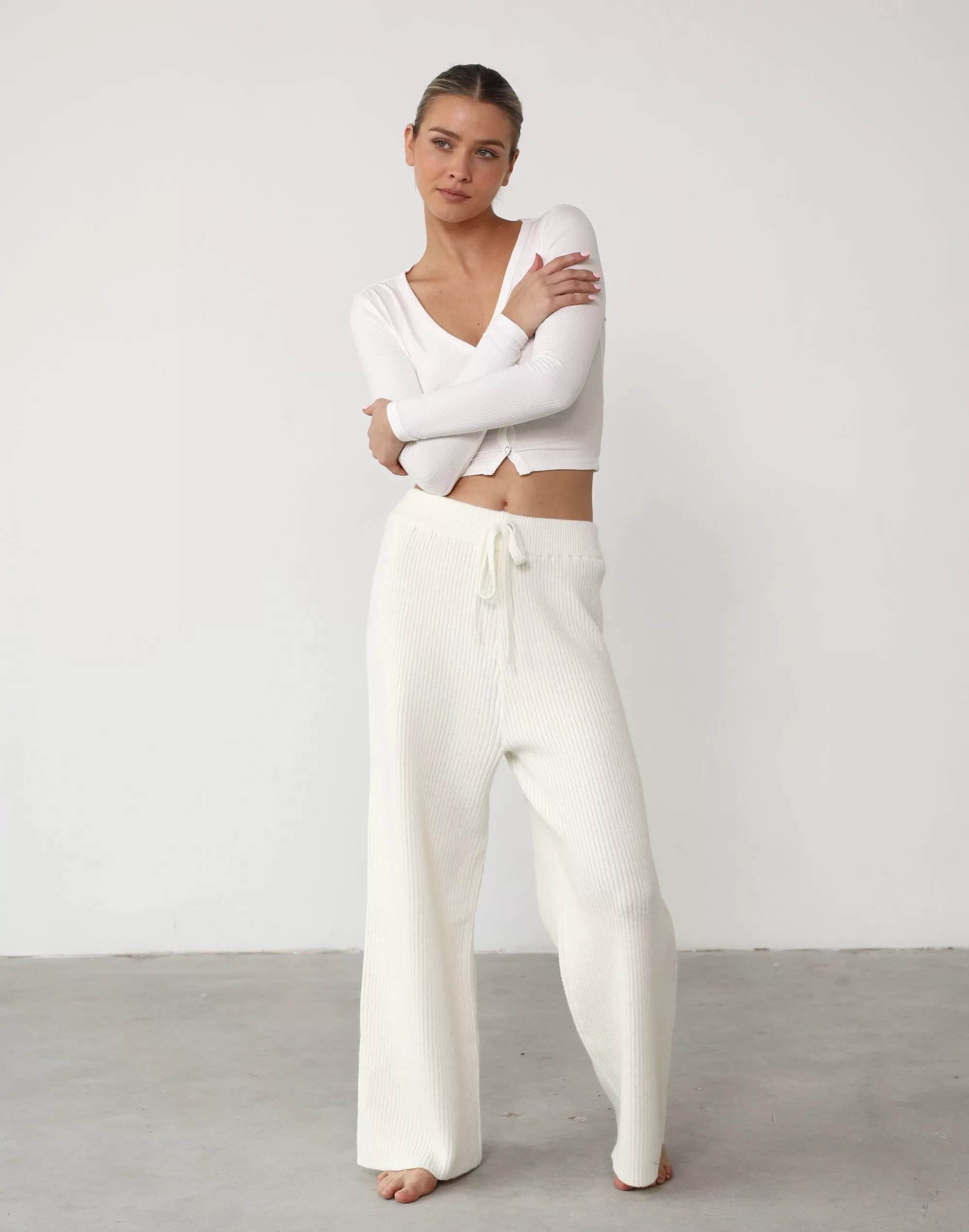 Tavinia Knit Pants (Cream)