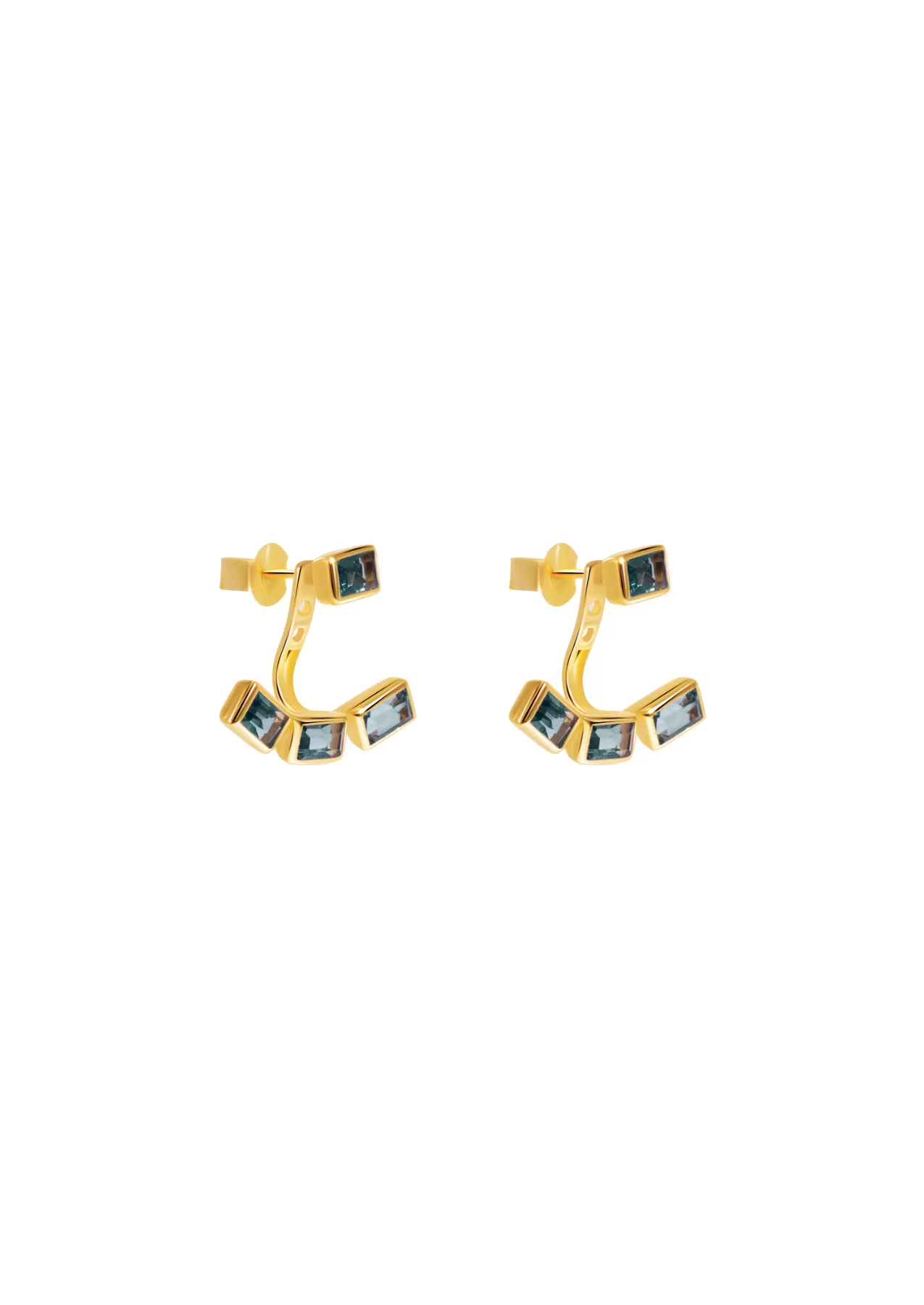 The Neptune Iolite 18ct Gold Vermeil Ear Jackets