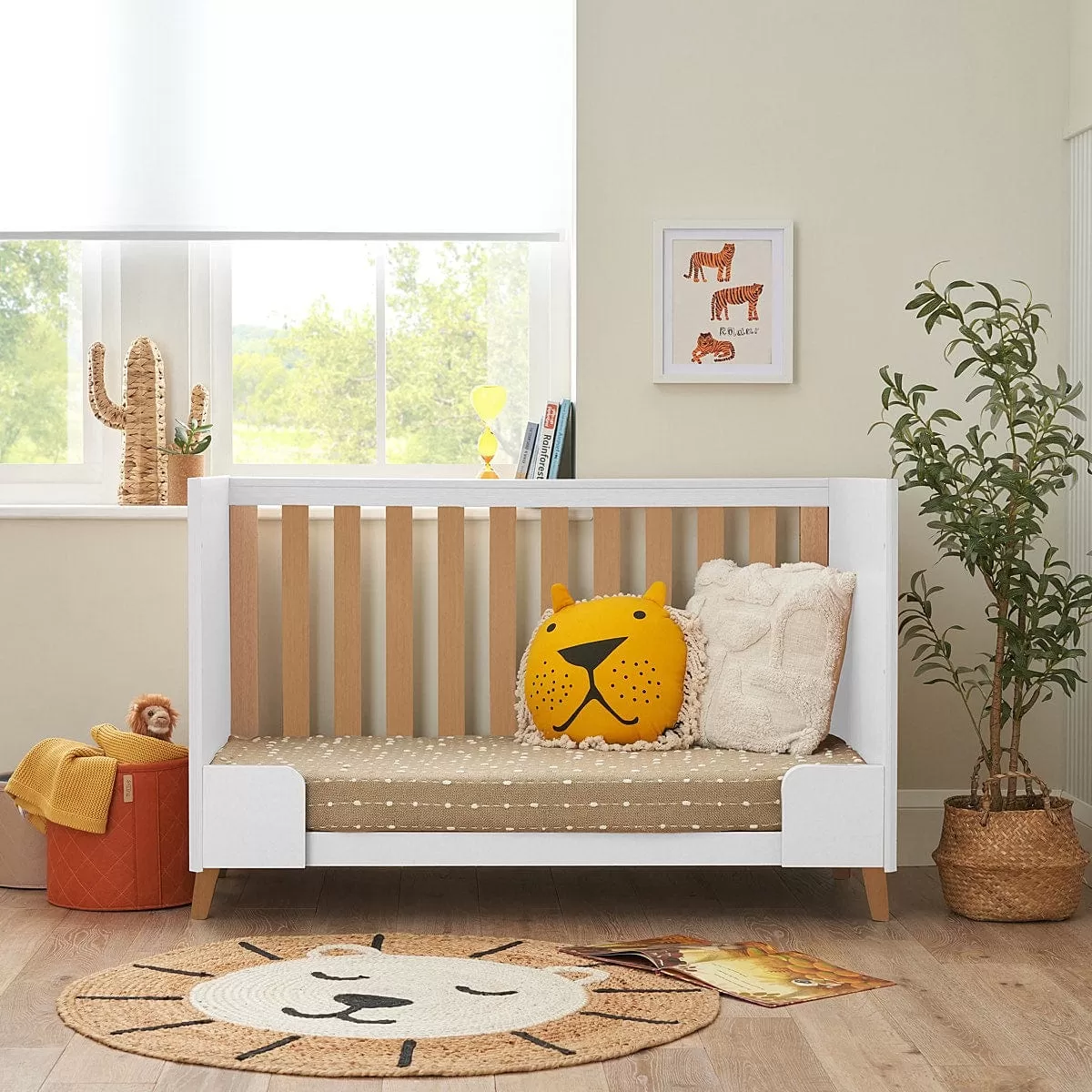 Tutti Bambini Fika Mini 3pc Room Set - White/Light Oak