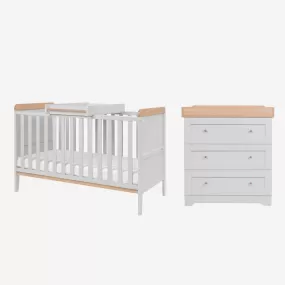 Tutti Bambini Rio 2 Piece Room Set - Dove Grey/Oak