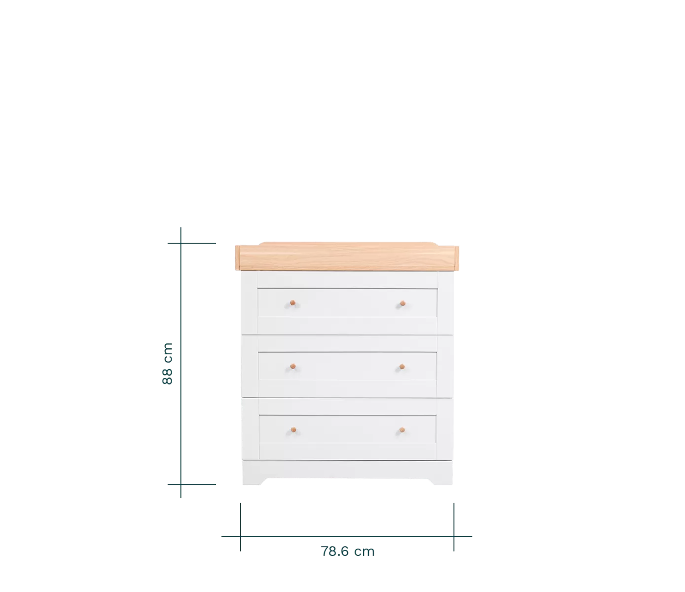 Tutti Bambini Rio 2 Piece Room Set - Dove Grey/Oak