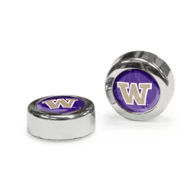 WASHINGTON HUSKIES DOMED SCREW CAPS