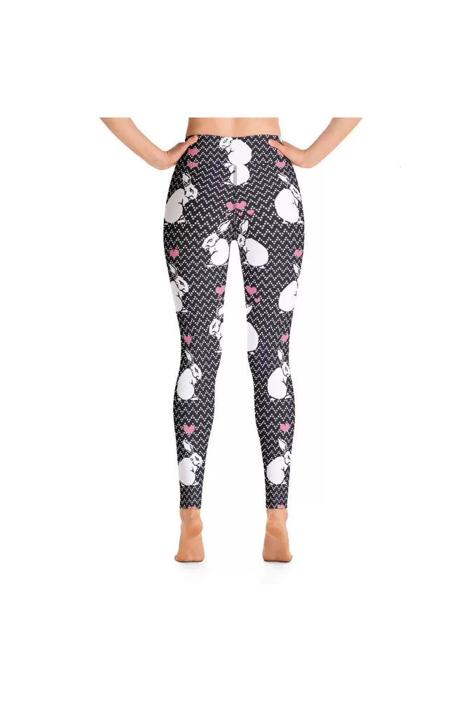 White Rabbits Yoga Leggings