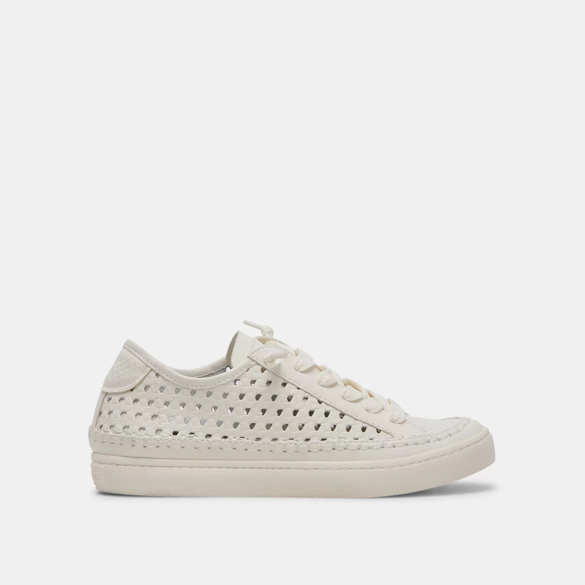 ZOLEN SNEAKERS WHITE PERFORATED LEATHER