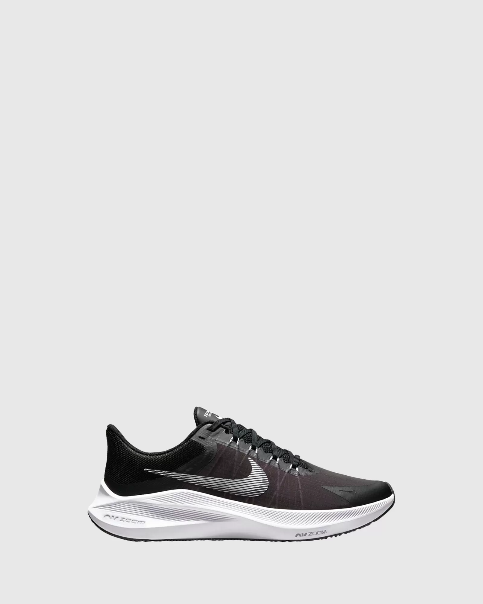 Zoom Winflo 8 Adult Black/White/Dk Smoke Grey